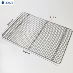 燒烤工具不鏽鋼網架加粗蛋糕冷卻架長方形迷你烤盤網多功能燒烤架