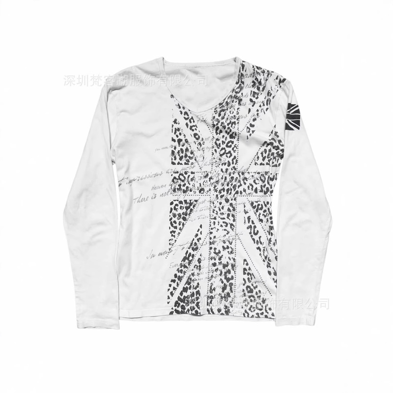 American-Style Personalized Design Slim-Fit Printed Round-Neck Dark Style High-End Sexy Hot Girl Rhinestone Niche Long-Sleeve T-Shirt American-Style Personalized Design Slim-Fit Printed Round-Neck Dark Style High-End Sexy Hot Girl Rhinestone Niche Long-Sleeve T-Shirt