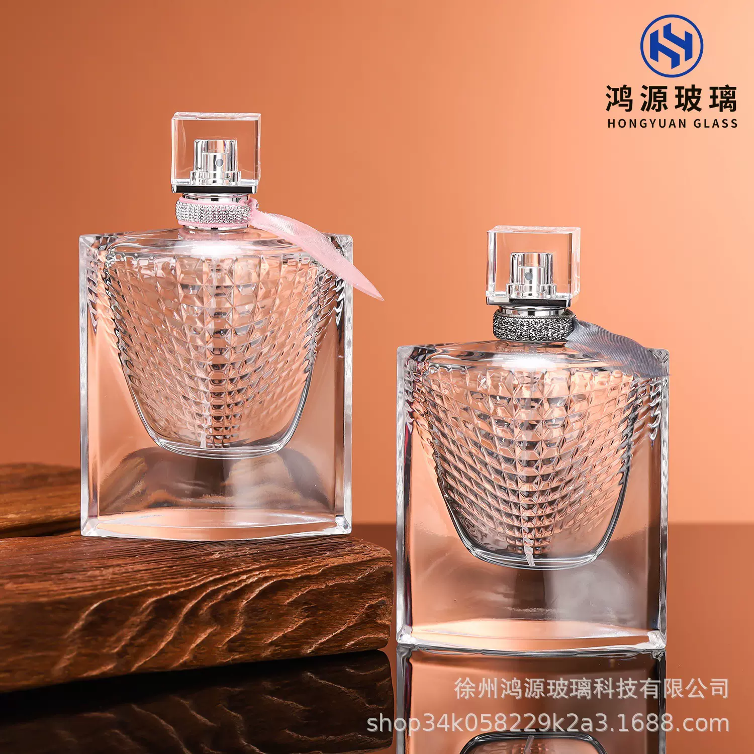 香水分装瓶化妆品喷雾瓶卡口透明玻璃香水瓶持续喷雾香水瓶子裸瓶