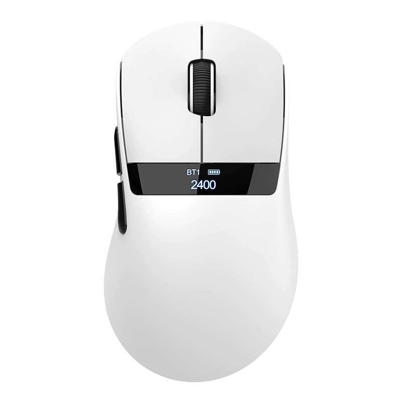 Xuan Yinhu H9 беспроводная Bluetooth трехрежимная мышь легковесная PAW3311 игровая мышь с дисплеем заряда