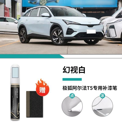 Fantasy White Sea Rock Gray | Car wax - alpha-t5-only-phantom-white-touch-up-pen-frosted-paper