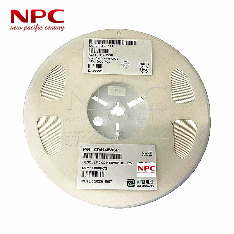 CD4148WSP 75V 0805-4148贴片陶瓷电阻式开关二极管丽智SMD 5K/盘