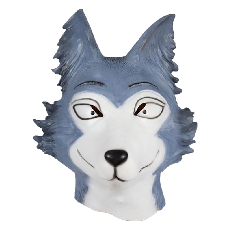 Animal Rhapsody Gray West Wolf Haru máscara de conejo cabeza cubierta beastars Halloween Cosplay props