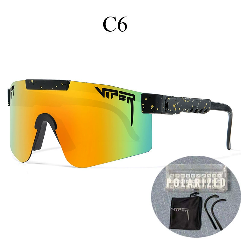 Очки для езды Pit Viper TR90, ветрозащита, поляризационный спорт щит, лёгкий вес 0.03 кг