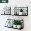 Black Folding Wall Shelf-Small and Middle Dabe [Piece]