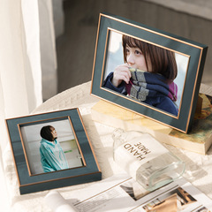 Round edge photo frame table decoration bedroom living room decorative picture frame DIY creative ornaments modern simple photo frame wholesale