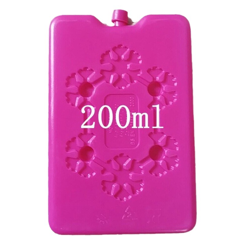 Uso repetido de la caja de hielo 200ml de la caja de hielo de almacenamiento de hielo de la fila de hielo, caja de almacenamiento de hielo, caja de almacenamiento fresco, caja de cristal de hielo refrigerada congelada