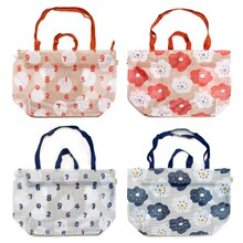 现货日本潮牌数字沙滩包休闲手提包夏季玩水网纱包玩具收纳游泳包