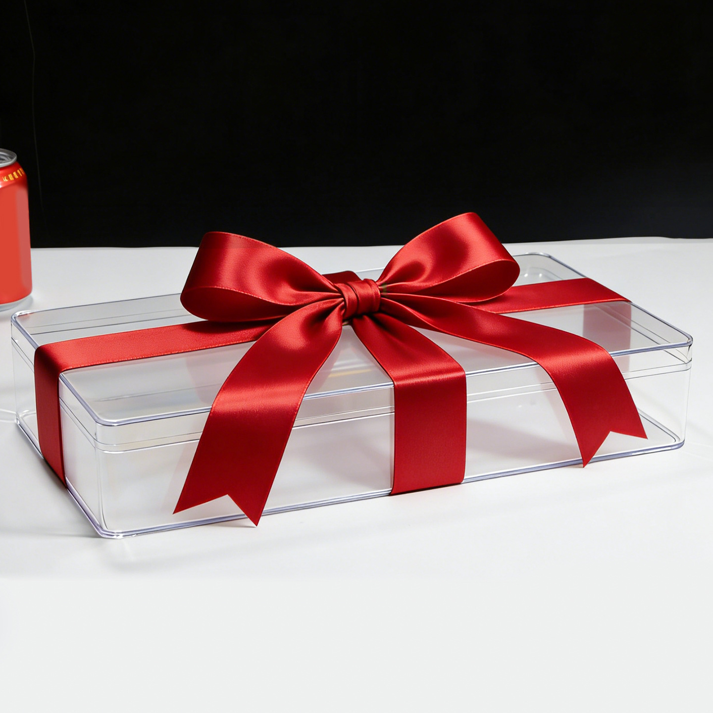 37cm rectangular de gran capacidad caja transparente de grado alimenticio productos secos de marisco almacenamiento tónico caja de regalo caja vacía image 3