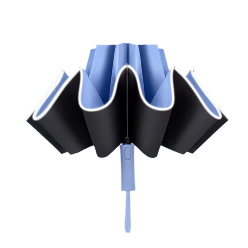 20 rib fully automatic reverse umbrella for women, rain or shine, wind-resistant, large folding vinyl sun protection sun umbrella for men