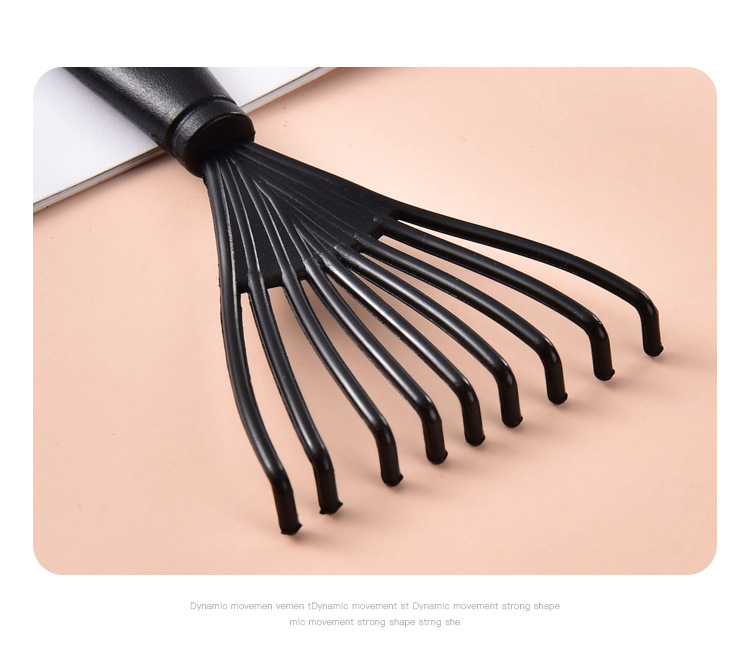 Cepillo de limpieza con cojín de aire y cerdas de jabalí, herramienta de garra para limpiar el cabello, limpiador de cabello, cepillo alisador, masaje sin dañar el cabello.