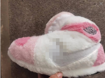 Tiktok mismo estilo parodia zapatos de grasa Coco pareja Zapatillas de algodón volver al futuro casa piso Kang hebilla 1 zapatos de algodón