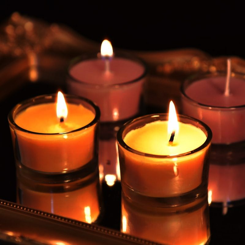 創意場景布置蠟燭杯求婚表白浪漫情調生日情人節氛圍無煙蠟燭網紅