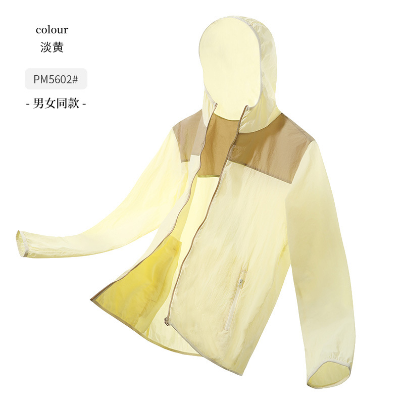 Luz y delgada sensación fría anti-UV 50 + verano al aire libre ropa de pesca protector solar chaqueta de hombre personalizada de alta gama