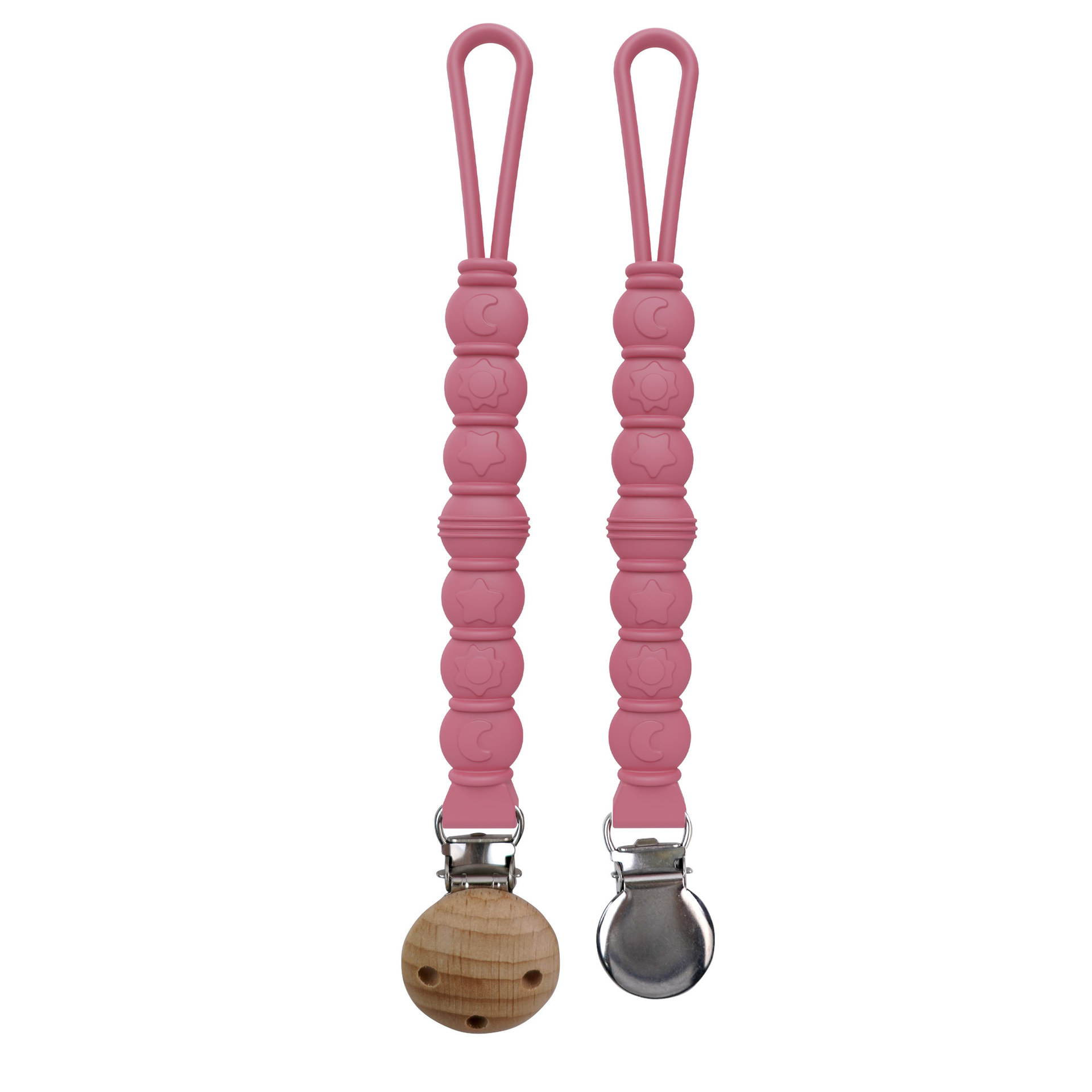 Baby silicona de grado alimenticio mini tetina cadena de goma de goma anti-caída pulsera de beech anti-caída clip de tetina bebé clip de tetina