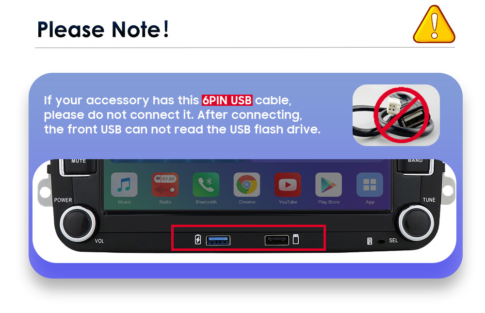Suitable for Volkswagen 7-inch universal car machine central control screen car navigator Android car reversing image all-in-one machine