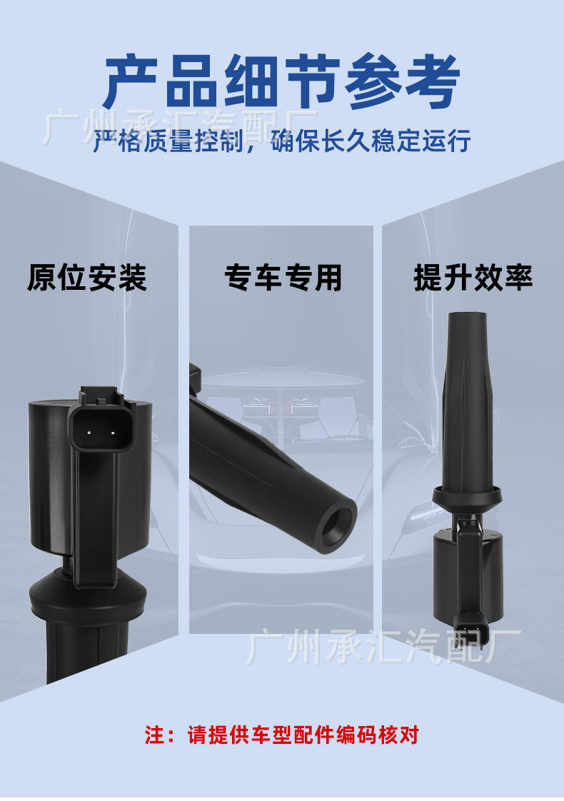 Suitable for Ford Mondeo Escape Lincoln Mkz Ignition Coil 9E5E12A366Aa Accessories