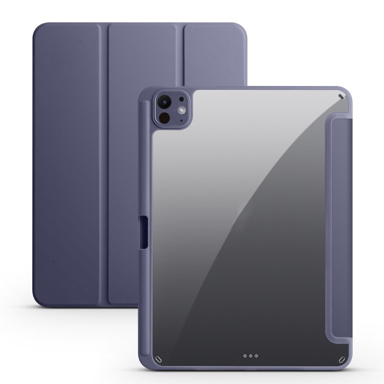 Funda para iPad Pro 11 2024 acrílico triple tableta inteligente