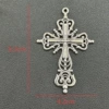 9/Hollow lace cross