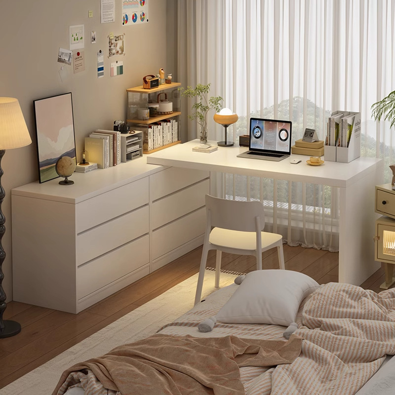 Corner Desk Bedroom Girls Semi-Enclosed Dresser Integrated Desk Student Home Writing Desk Computer Desk Corner Desk Bedroom Girls Semi-Enclosed Dresser Integrated Desk Student Home Writing Desk Computer Desk