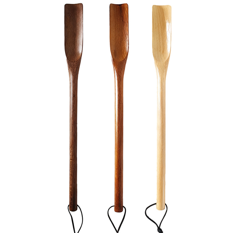 Fábrica directa de madera sólida zapatos de beech para mujeres embarazadas no doblarse zapatos para tirar de zapatos caseros de mango largo zapatos
