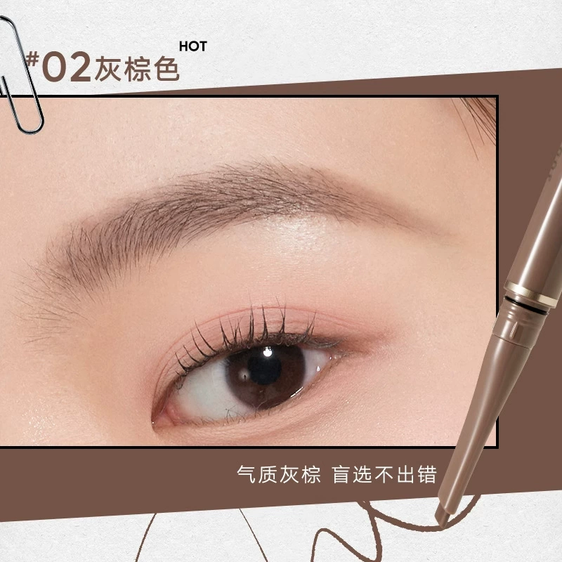 JudydoLL Orange Eyebrow Pencil Трехмерный двойной карандаш для бровей, прозрачный формирующий гель для бровей, крем для бровей натуральная имитация, учащийся, вечеринка