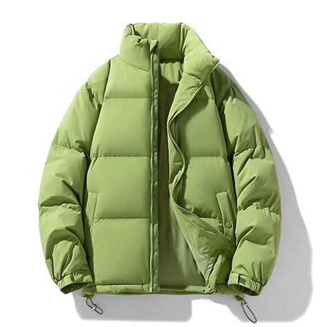 Chaqueta de plumón de gama alta para hombre con cuello alto grueso y cálido marca de marea chaqueta juvenil de plumón de pato blanco moda casual ropa de hombre de lujo ligero