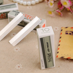 Photo studio makeup eyebrow trimmer, Feather brand eyebrow trimmer blade, stainless steel eyebrow shaver, sharp blades 10 pieces wholesale