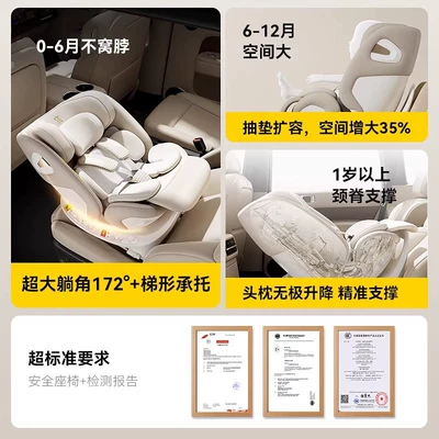 Car child safety seat: Newborn Infant Car Ventilated Car