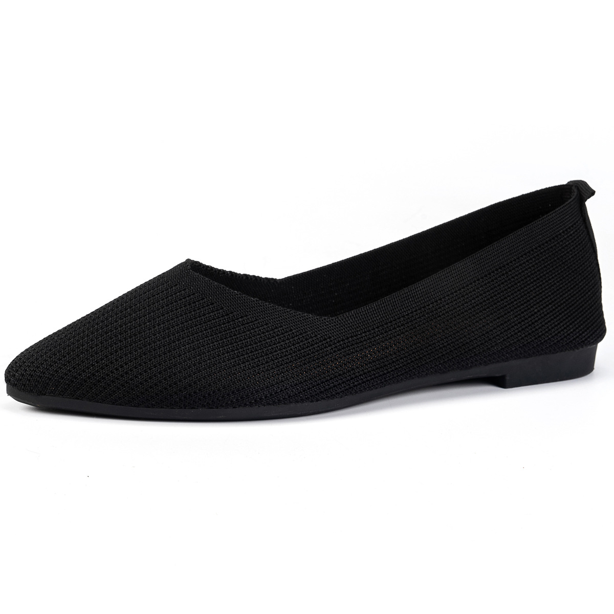 Women's Pointed Toe Flat Loafers Elegant Casual Ballet Flats_voghion.com