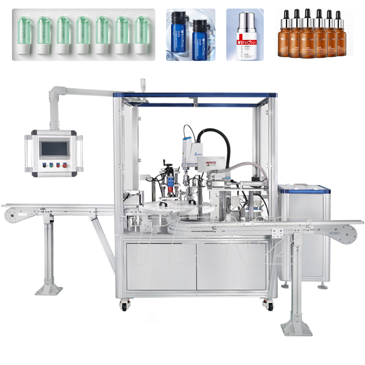 指甲护理精华液滴管瓶小安瓶精油类全自动水剂灌装机