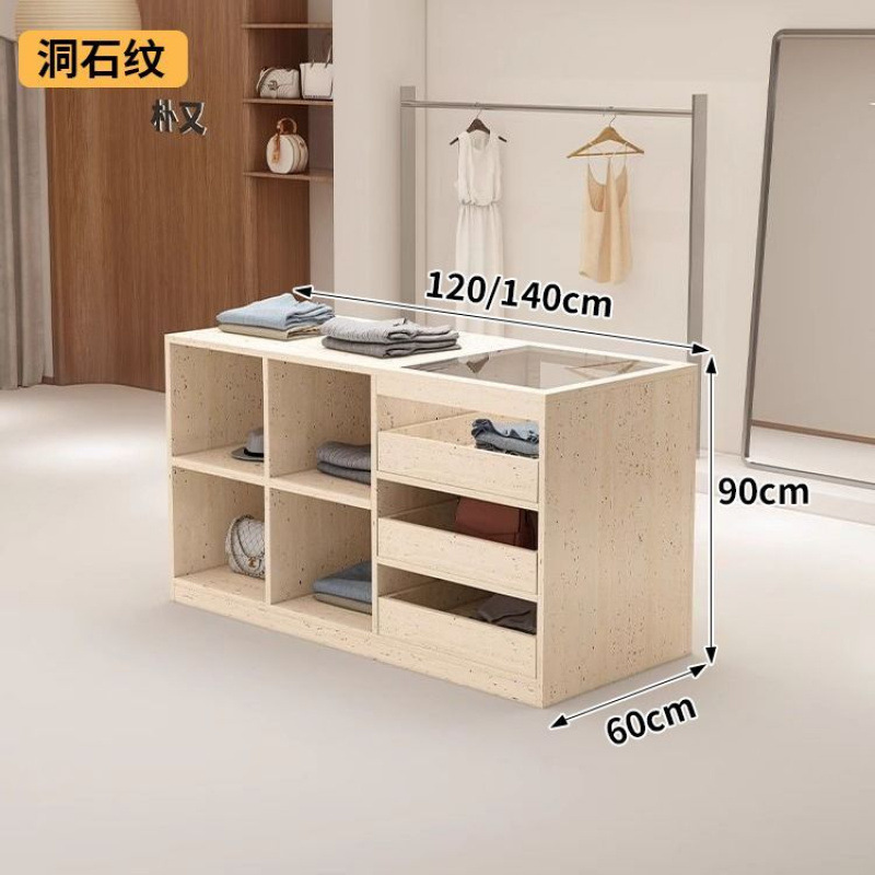 SJ衣料品店中島キャビネットレジカウンターガラス装飾品付きジュエリーディスプレイキャビネット流水テーブルディスプレイテーブルバーテーブル|undefined
