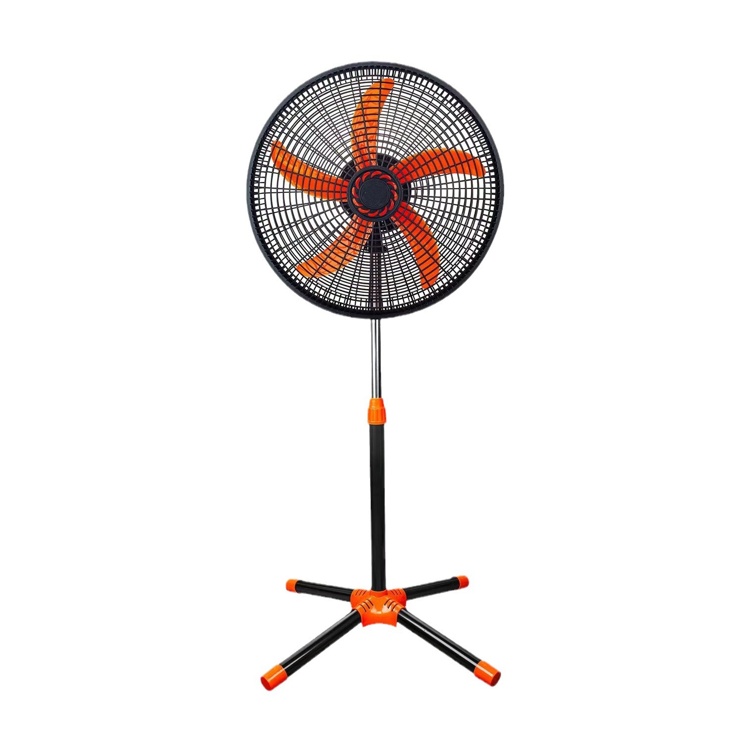 Ventilador de piso giratorio transfronterizo de 18 pulgadas cubierta de malla de plástico gran ventilador de viento Sudeste Asiático África soporte personalizado