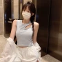 不规则修身夏季外穿背心