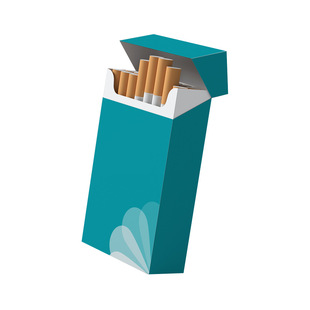 Cost-Effective Wholesale Printing Cross-Border Simple and Stylish Empty Paper Cigarette Box Customized Classic Flip-Top Paper Cigarette Box
