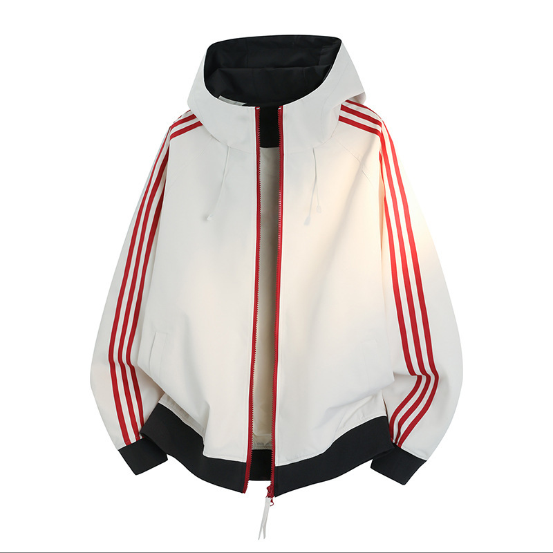 New Spring and Autumn Mountain Style Jacket for Men, Outdoor Hiking Jacket, Youth Loose Casual Hooded Windproof Coat New Spring and Autumn Mountain Style Jacket for Men, Outdoor Hiking Jacket, Youth Loose Casual Hooded Windproof Coat