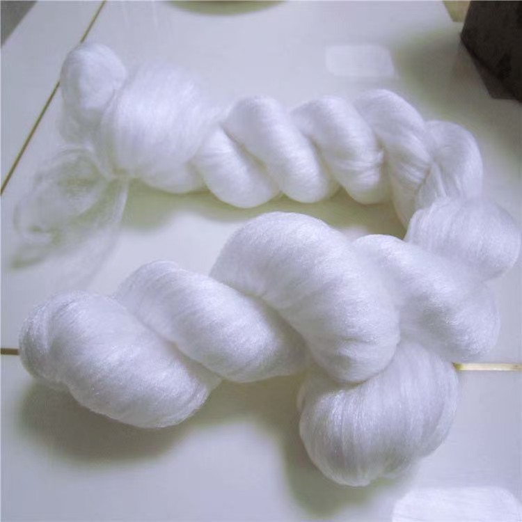 涤纶/丙纶纤维束滤料 污水处理高效截污 深层过滤材料 耐酸碱抗压