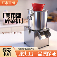 不锈钢电动多功能食堂商用碎菜机 切菜机绞菜机一件代发源头工厂
