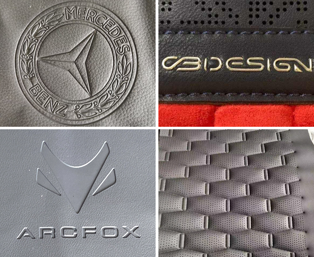 汽车皮革坐垫压花