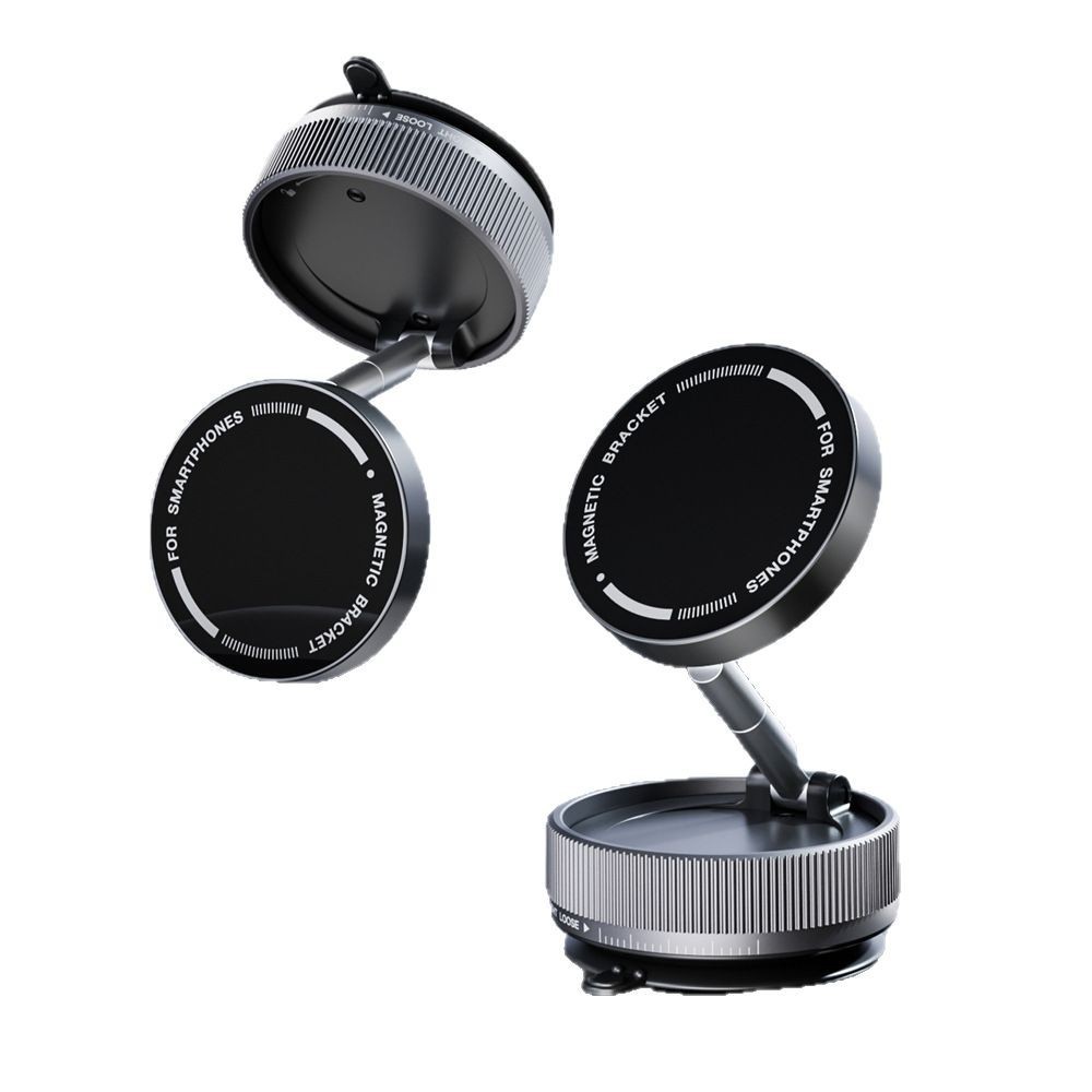 Tablero de instrumentos de vacío universal, ventosa magnética, soporte para teléfono móvil, ventosa, retráctil, plegable, giratorio, artefacto tripulado