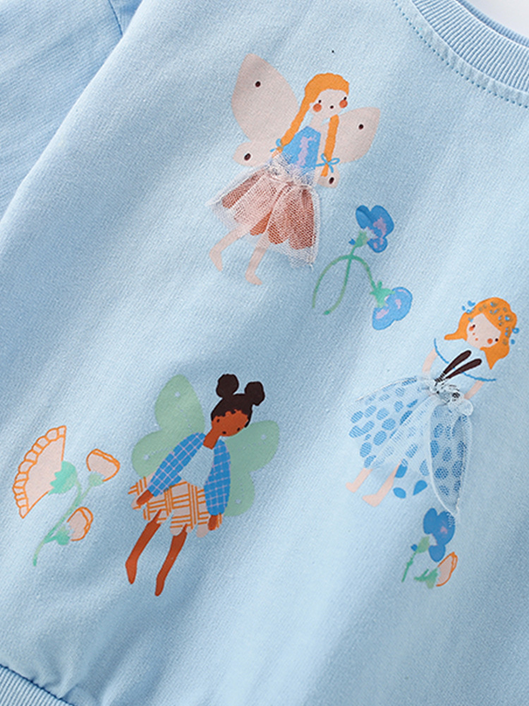 Malwee set de niñas otoño y invierno nuevo estilo europeo y americano para niños de mediana edad cuello redondo manga larga de estilo extranjero para niñas casuales de dos piezas