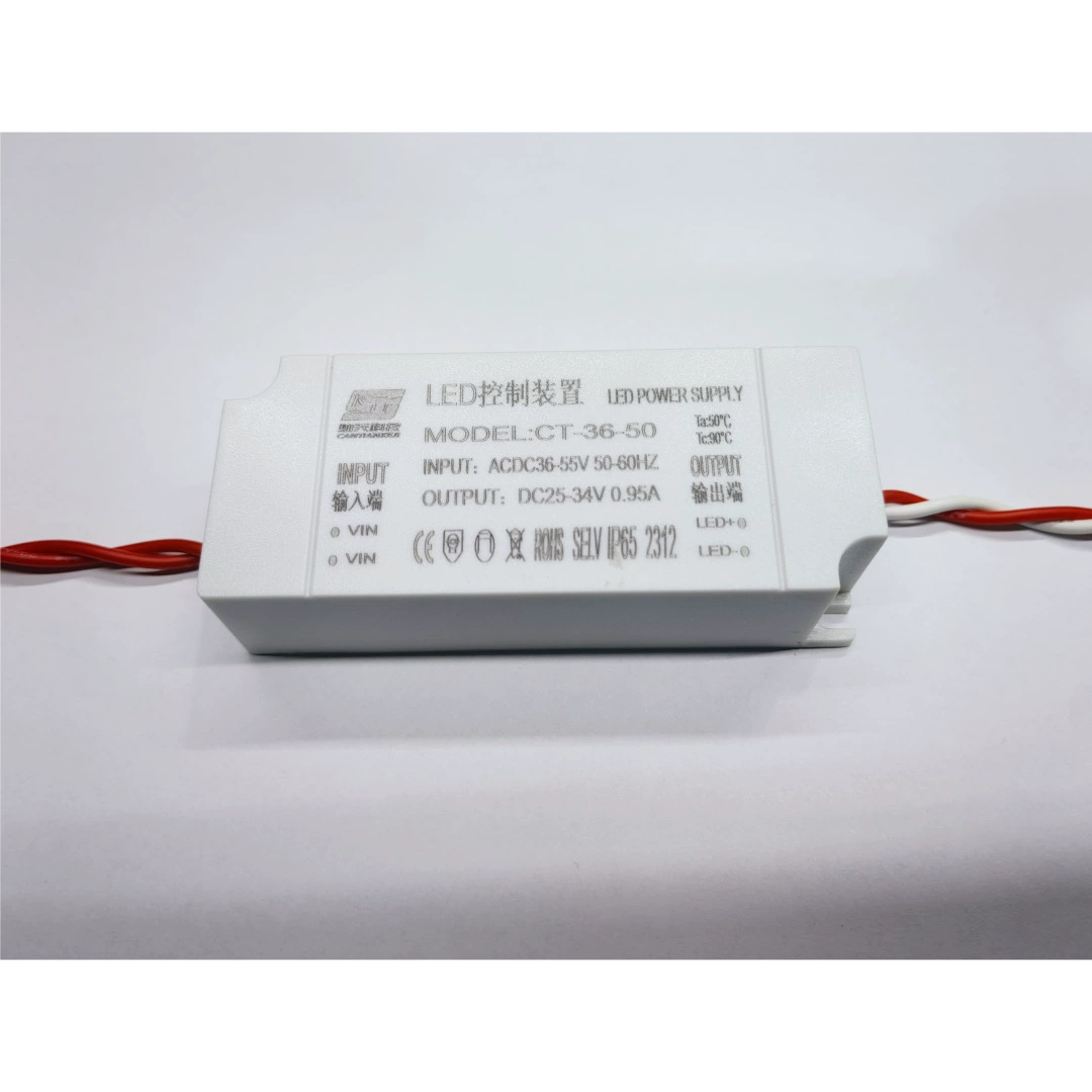 LED power supply, 24v, 36v, 48v, 50W