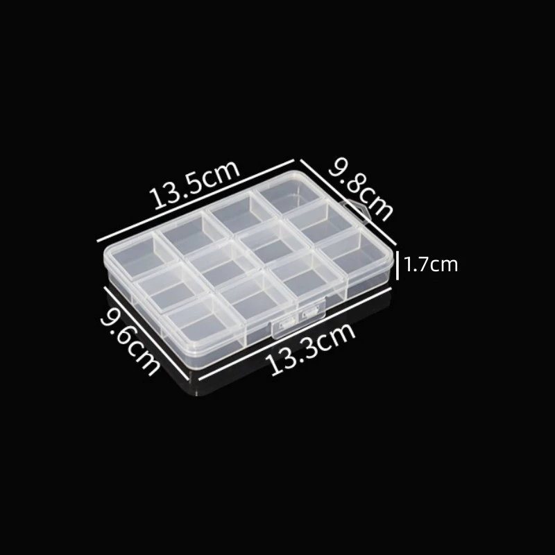 Plastic storage box, storage system, beads, accessory, 24 cells, 28 cells, DIY