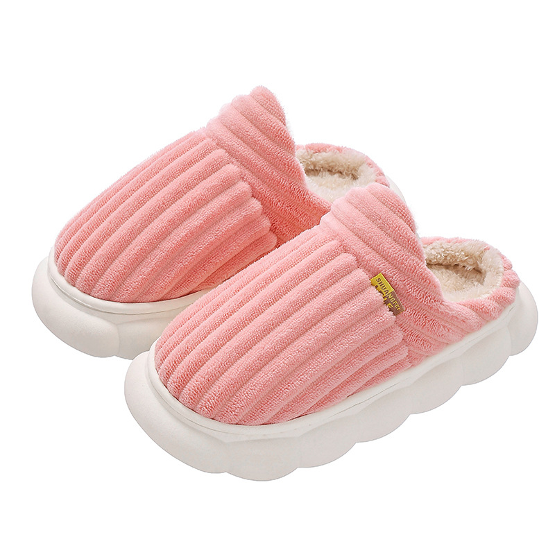 Zapatillas de algodón para hombres invierno 2024 nuevas zapatillas de cabello cálidas para el hogar para hombres otoño y invierno