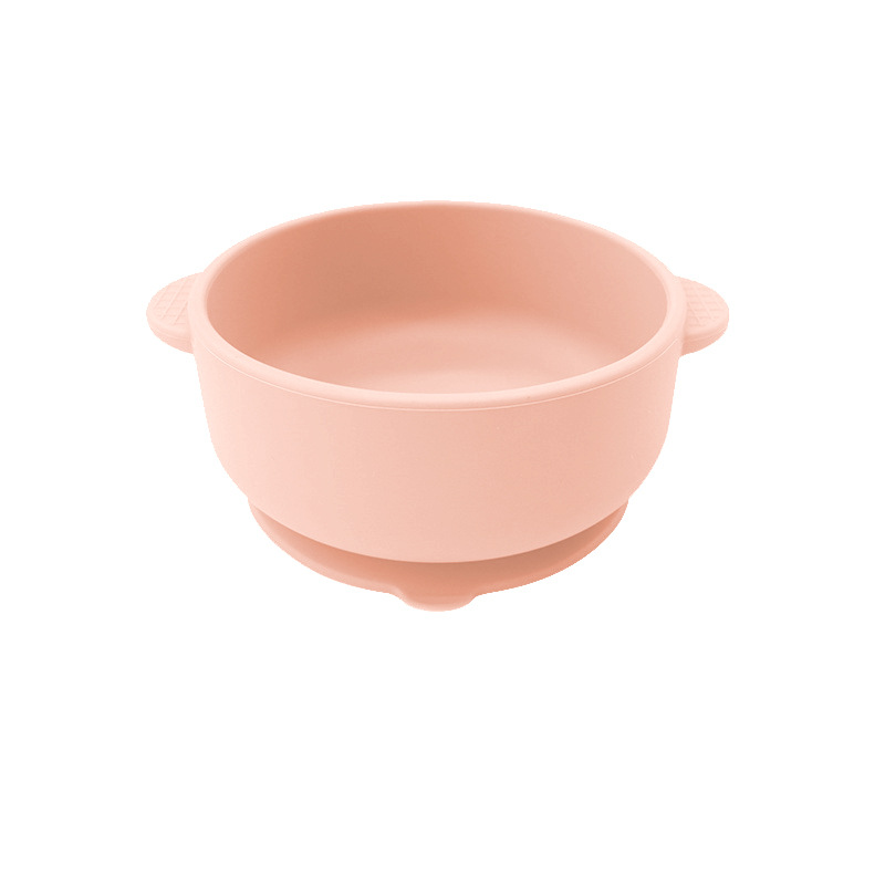 Tazón para orejas de silicona de grado alimenticio para bebés Tazón para orejas de cinturón antideslizante de color sólido para niños Tazón para orejas con ventosa