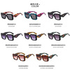 Retro fashionable trend sunglasses suitable for men and women, glasses, European style