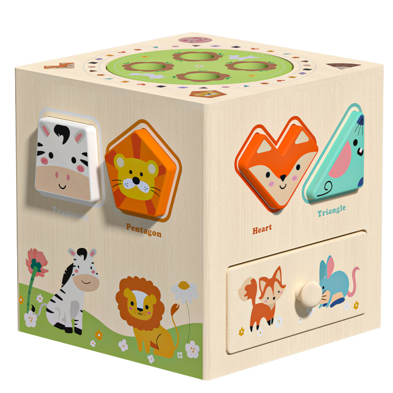 Monty Puzzles ayuda de aprendizaje infantil color cognitivo clasificación forma de bebé caja de monedas juguetes de entrenamiento de bloques