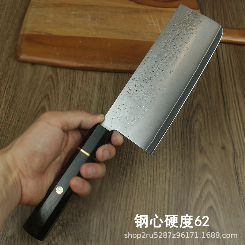 銀三包丁のハイエンド輸出日本尾単日本料理黒打鋤地シリーズの薄切りの古い手作り鍛造|undefined
