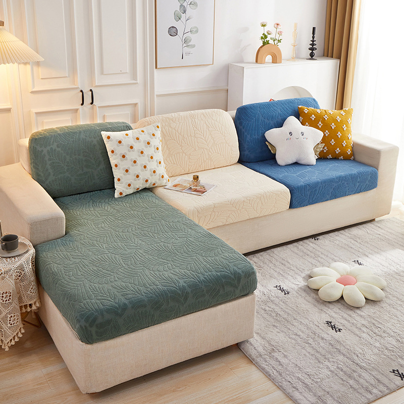 Sofa Cover Elastic New All-Inclusive Sofa Cover Sofa Cushion Solid Color Simple Non-Slip Wear-Resistant Four-Season Universal Sofa Cover
