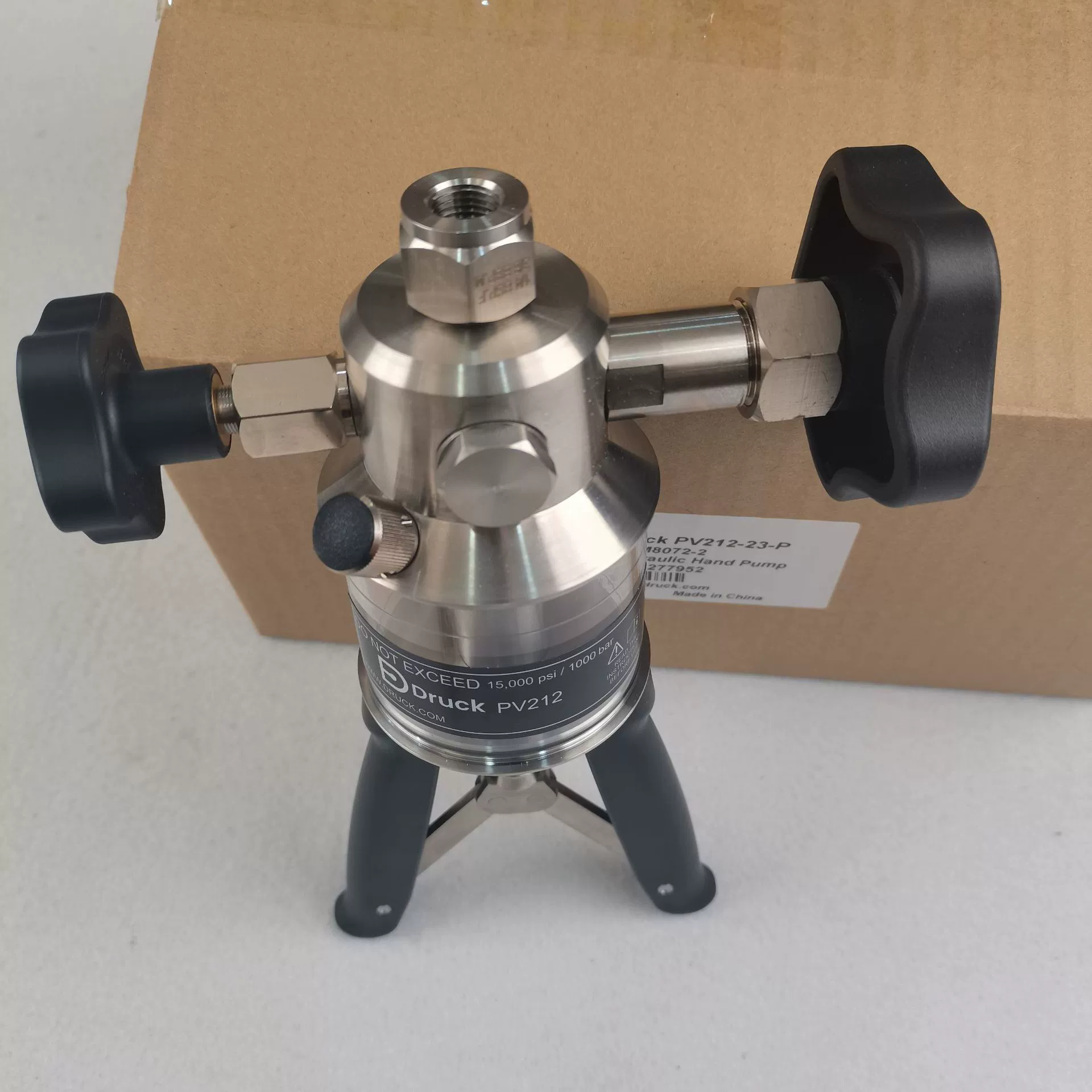 Ручной гидравлический насос DRUCK PV212, насос давления 1000 бар PV212